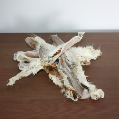 Oreilles de lapin avec poils